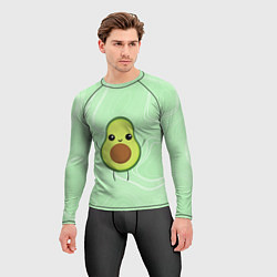Рашгард мужской Авокадо avocado, цвет: 3D-принт — фото 2