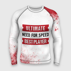 Рашгард мужской Need for Speed таблички Ultimate и Best Player, цвет: 3D-принт