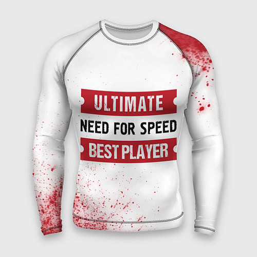 Мужской рашгард Need for Speed таблички Ultimate и Best Player / 3D-принт – фото 1