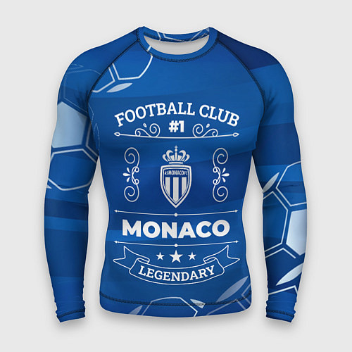 Мужской рашгард Monaco Football Club Number 1 / 3D-принт – фото 1