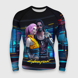 Мужской рашгард Johnny и Vi Girl Cyberpunk2077