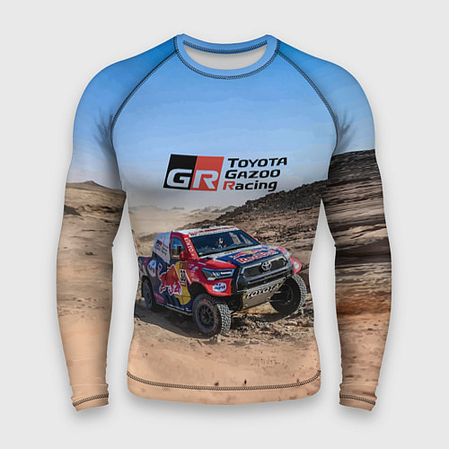 Мужской рашгард Toyota Gazoo Racing Rally Desert Competition Ралли / 3D-принт – фото 1