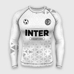 Рашгард мужской Inter Champions Униформа, цвет: 3D-принт