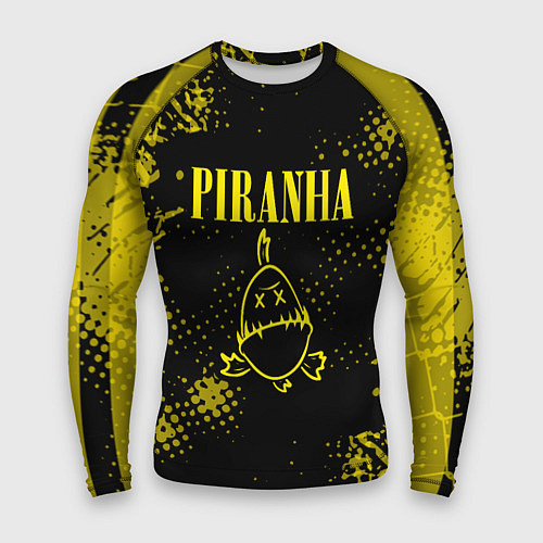 Мужской рашгард Nirvana piranha / 3D-принт – фото 1