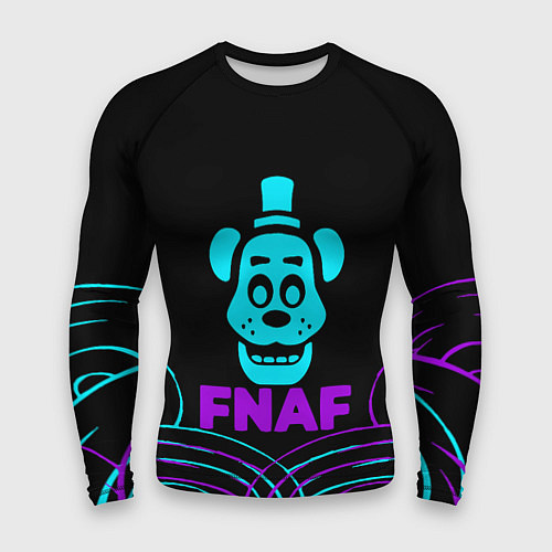 Мужской рашгард FNAF Фредди neon / 3D-принт – фото 1