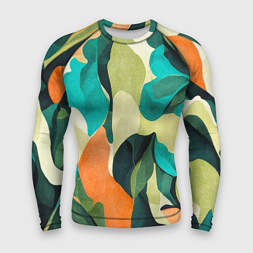 Мужской рашгард Multicoloured camouflage / 3D-принт – фото 1