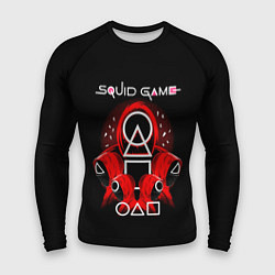 Рашгард мужской Игра в кальмара - Squid Game, цвет: 3D-принт