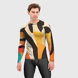 Рашгард мужской Сафари узоры, цвет: 3D-принт — фото 2