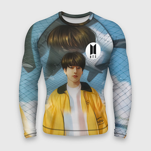 Мужской рашгард BTS Euphoria / 3D-принт – фото 1