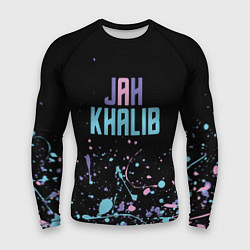 Рашгард мужской Jah Khalib - краска, цвет: 3D-принт
