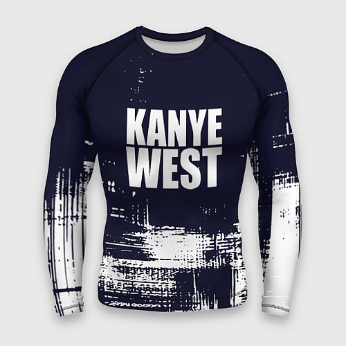 Мужской рашгард Kanye west - краска / 3D-принт – фото 1