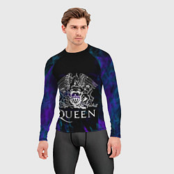 Рашгард мужской Queen пламя неон, цвет: 3D-принт — фото 2