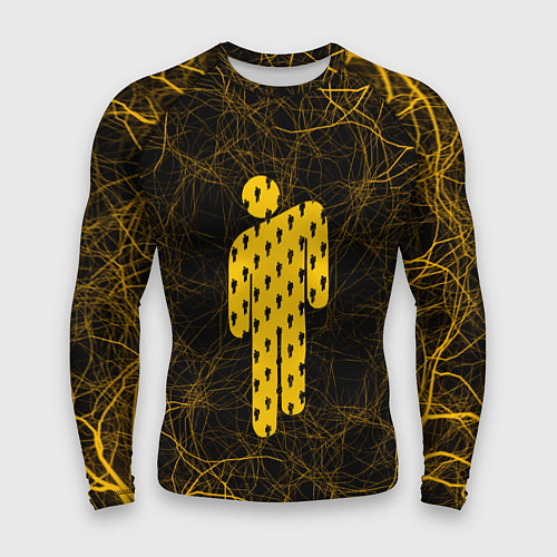 Мужской рашгард Билли айлиш паутина абстракция / 3D-принт – фото 1