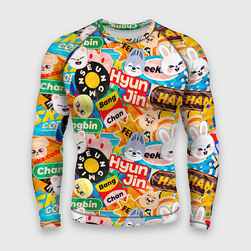 Мужской рашгард Skzoo stickers characters / 3D-принт – фото 1