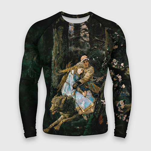 Мужской рашгард Васнецов Иван царевич на Сером Волке / 3D-принт – фото 1