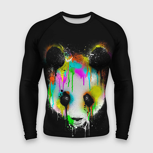 Мужской рашгард Панда в краске / 3D-принт – фото 1