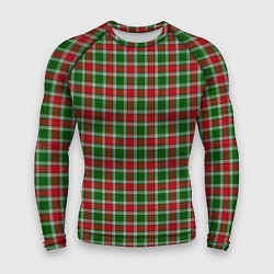 Мужской рашгард Красно-зеленая клетка