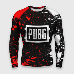 Мужской рашгард PUBG white grunge