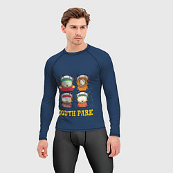 Рашгард мужской South park космонавты, цвет: 3D-принт — фото 2