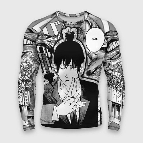 Мужской рашгард Аки Человек Бензопила / 3D-принт – фото 1