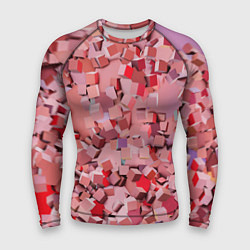 Рашгард мужской Розовые кубы, цвет: 3D-принт