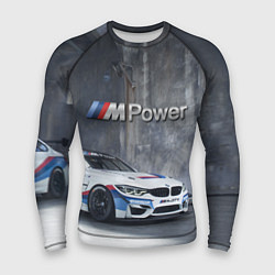 Рашгард мужской BMW M4 GT4 - racing team - motorsport, цвет: 3D-принт