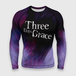 Рашгард мужской Three Days Grace lilac, цвет: 3D-принт