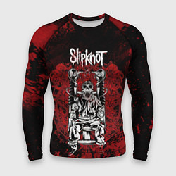 Рашгард мужской Slipknot - скелет, цвет: 3D-принт