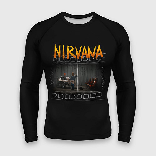 Мужской рашгард Nirvana отрывок / 3D-принт – фото 1
