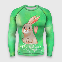 Мужской рашгард Зайчиха с сердечком