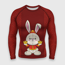 Рашгард мужской Китайский кролик, цвет: 3D-принт