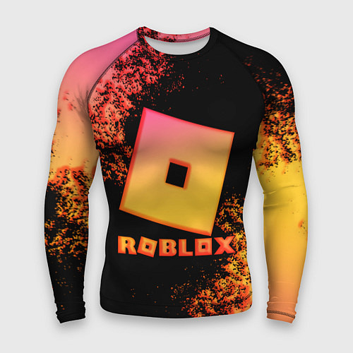 Мужской рашгард Roblox logo gradient / 3D-принт – фото 1