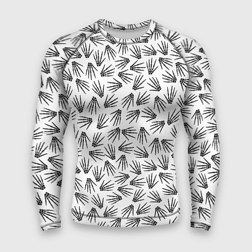 Мужской рашгард Ладонь скелета / 3D-принт – фото 1