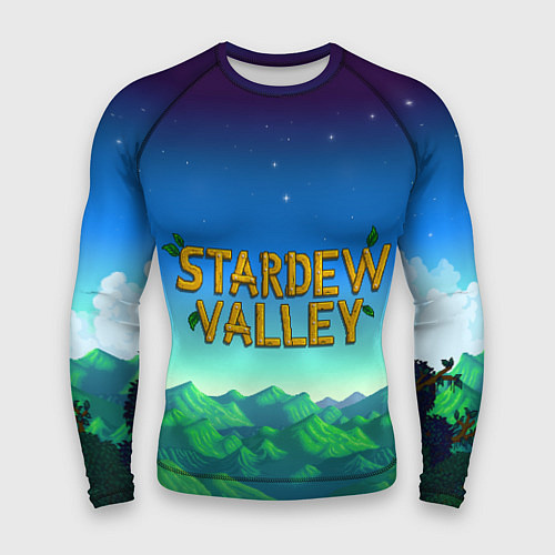 Мужской рашгард Горы Stardew Valley / 3D-принт – фото 1