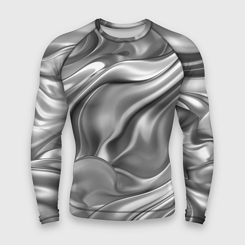Мужской рашгард Плавленное серебро / 3D-принт – фото 1