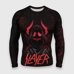Мужской рашгард Slayer - рок 80-х