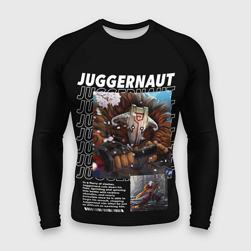 Мужской рашгард Juggernaut надписи / 3D-принт – фото 1