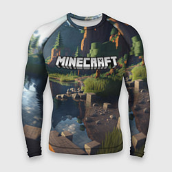 Рашгард мужской Minecraft real life, цвет: 3D-принт