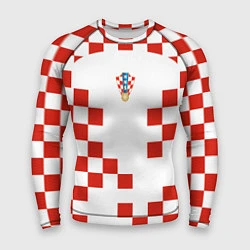 Рашгард мужской Форма сборной Хорватии, цвет: 3D-принт
