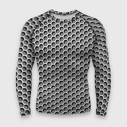 Рашгард мужской Металлическая кольчуга, цвет: 3D-принт
