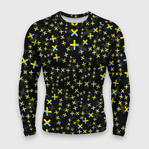 Мужской рашгард TXT pattern logo / 3D-принт – фото 1