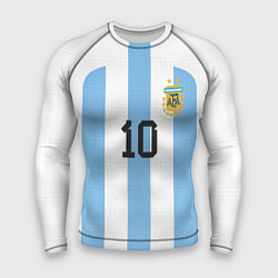 Рашгард мужской Марадона форма сборной Аргентины, цвет: 3D-принт