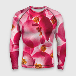 Рашгард мужской Цветы бегония текстура, цвет: 3D-принт