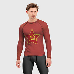 Рашгард мужской Советская звезда, цвет: 3D-принт — фото 2