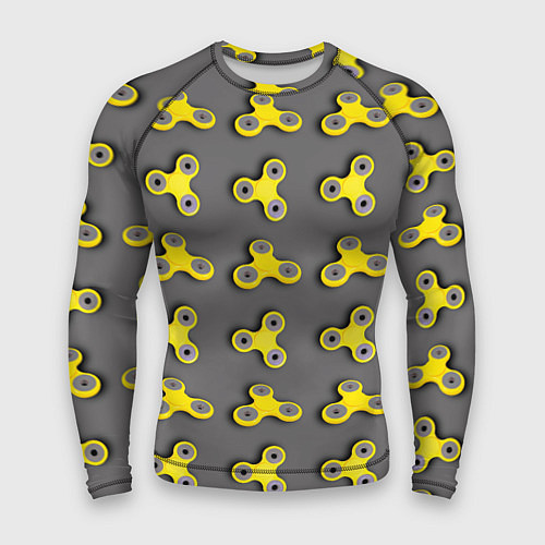 Мужской рашгард Желтый спиннер / 3D-принт – фото 1