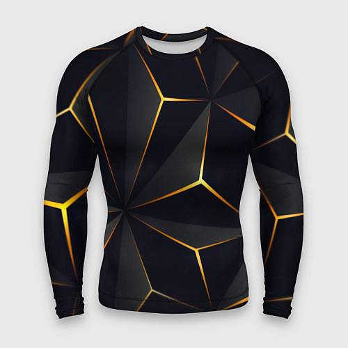 Мужской рашгард Hexagon Line Smart / 3D-принт – фото 1