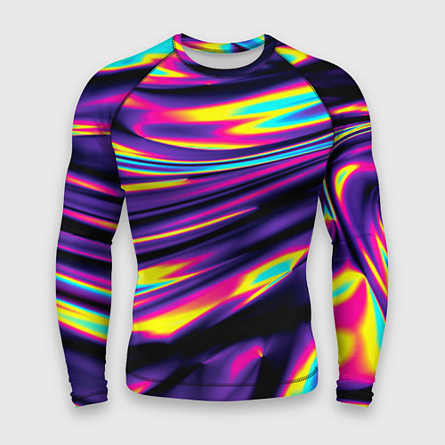 Мужской рашгард Glitch colors / 3D-принт – фото 1