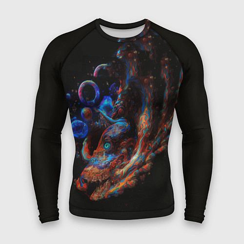 Мужской рашгард Космический дракон / 3D-принт – фото 1