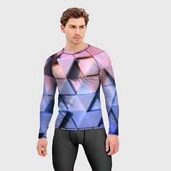 Рашгард мужской Triangle gradient, цвет: 3D-принт — фото 2