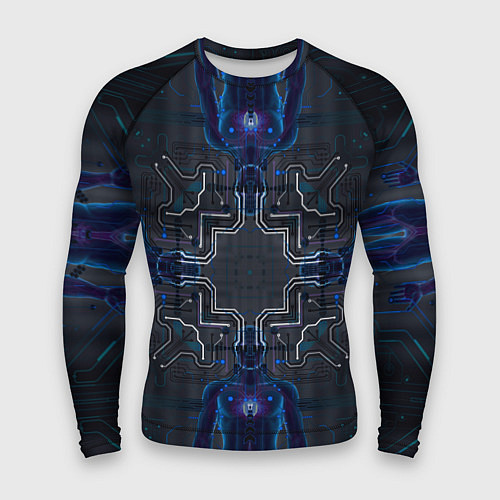 Мужской рашгард Космосхема / 3D-принт – фото 1